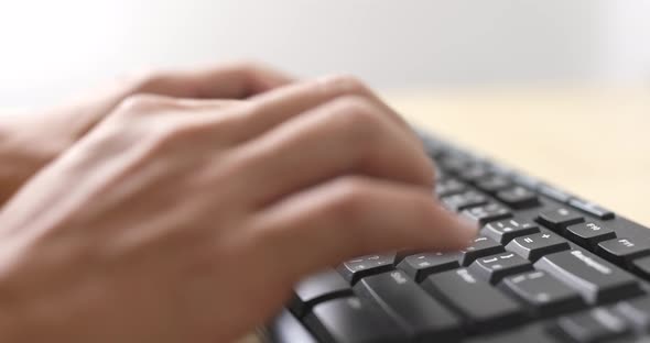 Typing on Keyboard 