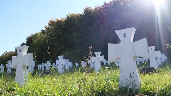 Cemetery with Crosses for Soldiers of the World War of the Ukrainian Division of Galicia alt