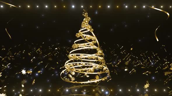 Christmas Tree And Ligts