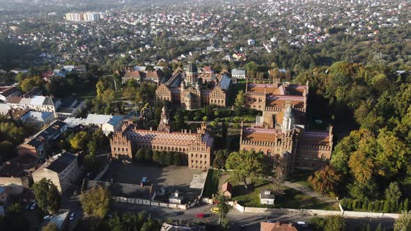 Beautiful Old University in Chernivtsi Ukraine