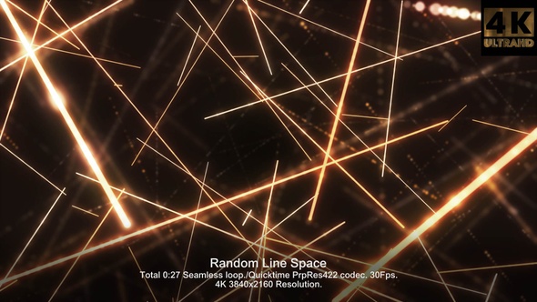 Random Line Space