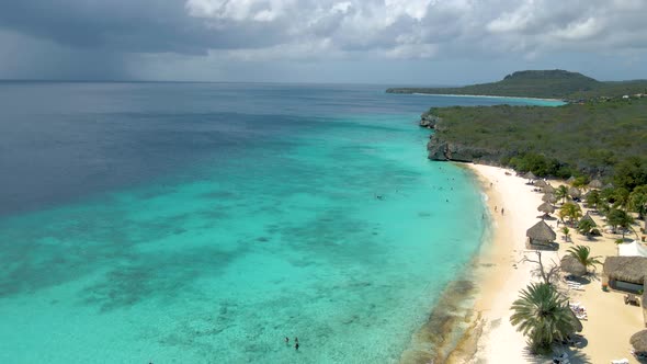 Cas Abou Beach Curacao on the Caribbean Island of Curacao Playa Cas Abou in Curacao Caribbean alt