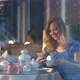 Beautiful Girl in Cafe - VideoHive Item for Sale