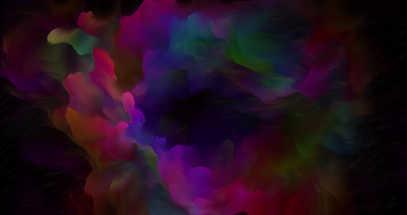 abstract boiling animation