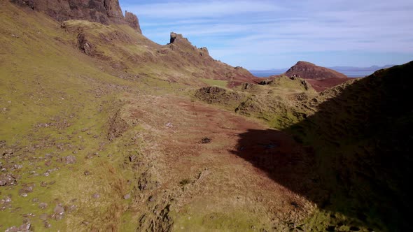 Stunning Mountain Drone shot in Scotland 4K alt