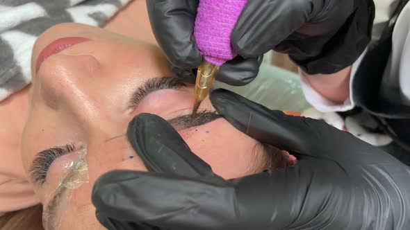 Microblading Eyebrow Tattoo Permanent Makeup