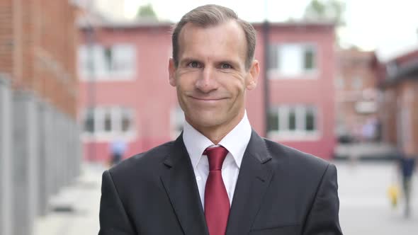 Yes Businessman Accepting Offer By Shaking Head alt