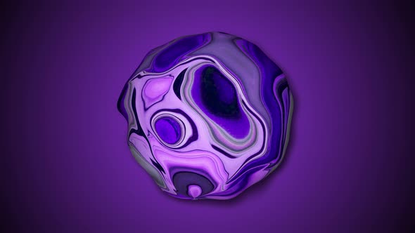 Purple color abstract sphere animation motion background. A 67