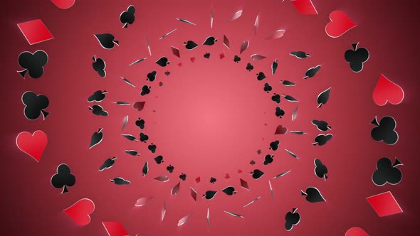 French Poker Card Symbols alt