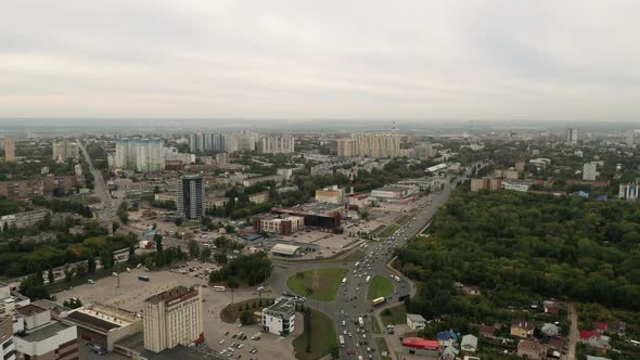 Bird's Eye View of the Big City