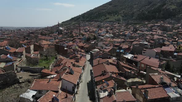 Top Aerial Drone City Pattern Architecture alt