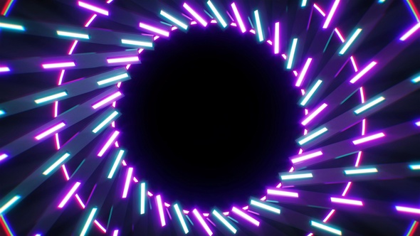 Bouncing Disco Light Lamp Sticks Vj Loop alt