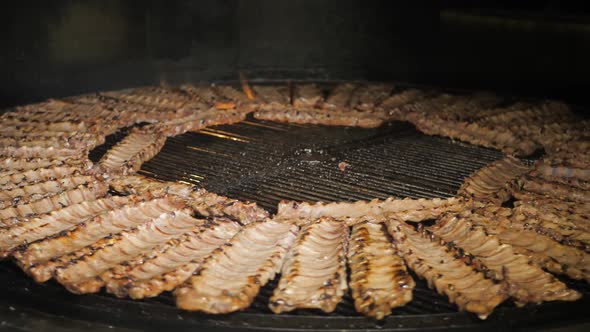 Grill Meat Food Barbecue Corn Fire Cooking Hot alt