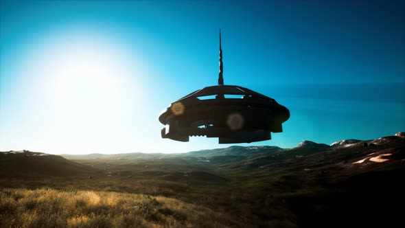 Unidentified Flying Object at the Earth alt