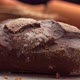 A Fresh baked bread is sprinkle with flour - VideoHive Item for Sale