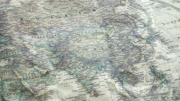 Old Vintage Map Of The World 7 alt