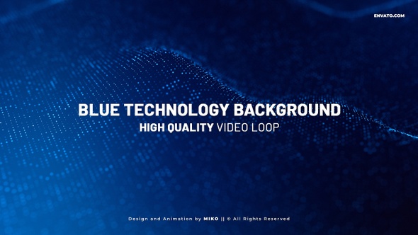 Blue Technology 2 Background