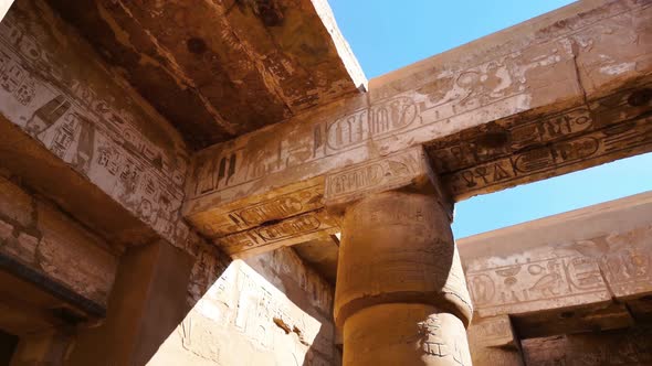 Egyptian Karnak Temple,  Luxor