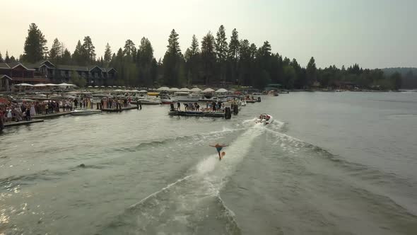 Professional Water Skier Performance alt