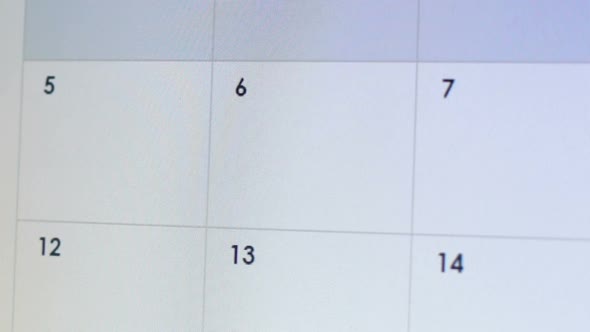 Person Typing Business Trip, Online Calendar App, Planning Conference or Meeting alt