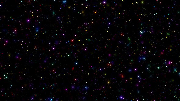 Colorful Shining Glittering Particles alt