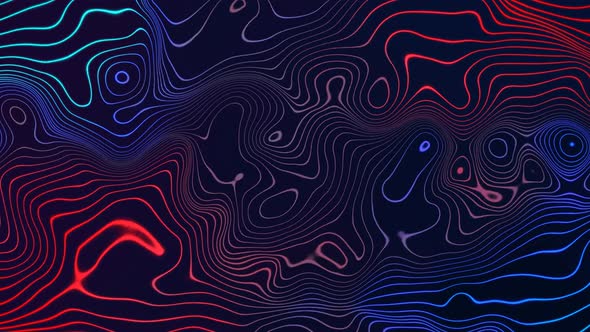 Glowing shiny line colorful liquid wave abstract background.