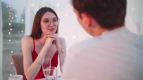 Young Couple in Love on a Romantic Date