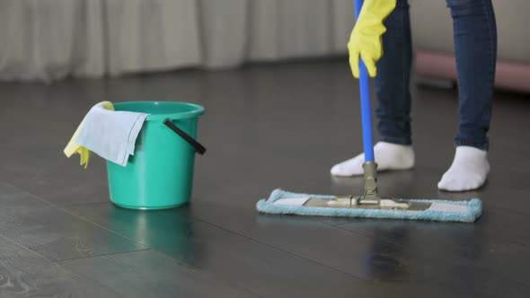 Housemaid Tired of Routine and Daily Duties and Deciding to Quit Her Work alt