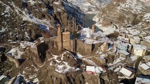 The city is under the snow alt