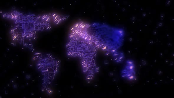 Night World Map