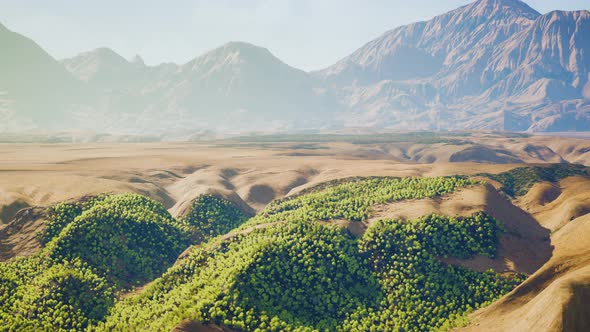 Aerial View of Desert at the Libya alt