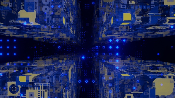 Sci-Fi Infinite Loop High-Tech Background alt