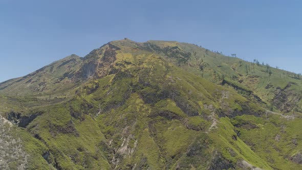 Mountain Landscape Jawa Island Indonesia alt