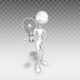 Cartoon 3D Man - Show Light Bulb - VideoHive Item for Sale
