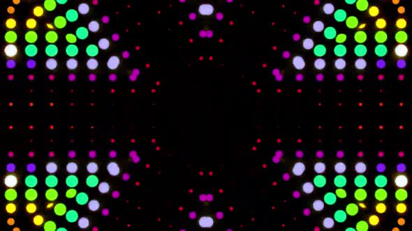 Shiny Button Shape Lights Motion Background alt