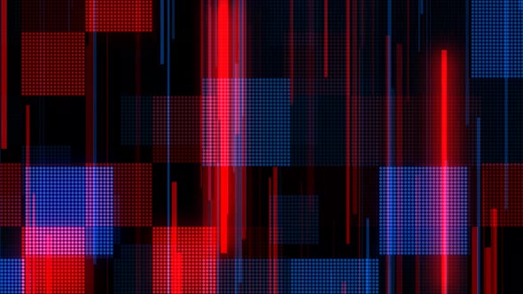Digital Technology Background Concept with Technology Red Blue Line