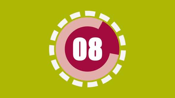 numbers countdown from 10 to 1, motion graphics animation, best use in presentation alt