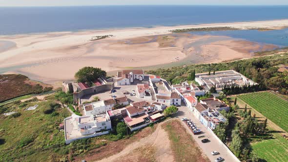 Cacela Velha Old Fishermen Village in Algarve Region Portugal alt