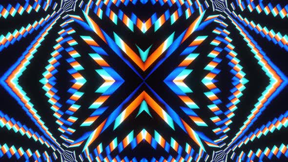 Disco Neon Overflows VJ Loop alt