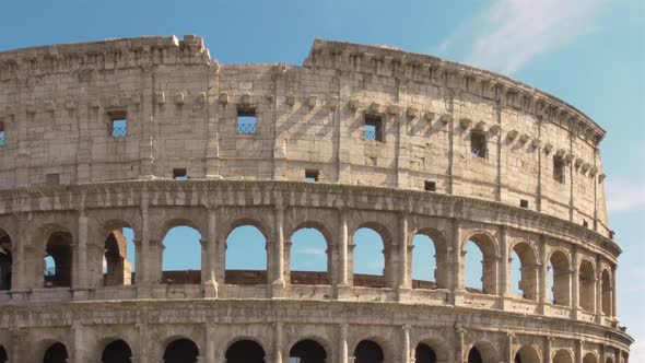 Colosseum Rome Italy Landmark Closeup alt