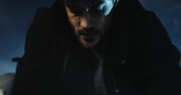 Young Boy Digs Into the Ground at Night and Finds a Treasure alt