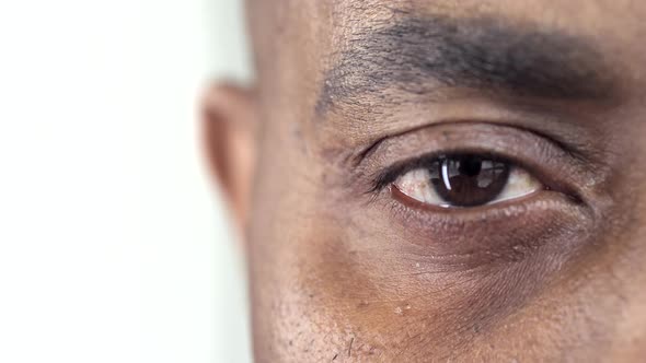 Businessman's Tired Eyes alt