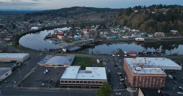 Coastal Town in Washington State Hoquiam in Grays Harbor County