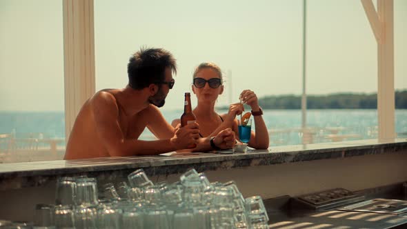 Beachfront Sunbathing Sunshade  Tropical Island Mood. Luxurious Atlantic Resort Inspiration. Weekend alt