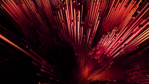 Huge lines grow in 3d format and fall back into abstractions alt