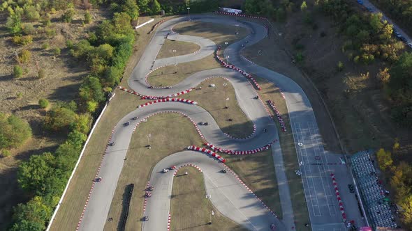 Karting Competition On The Track In Haskovo In Bulgaria  alt