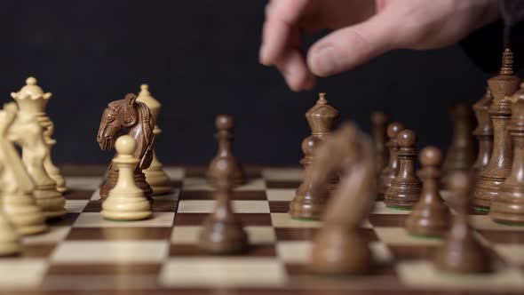 The Chess Game Is Played For A Long Time. alt