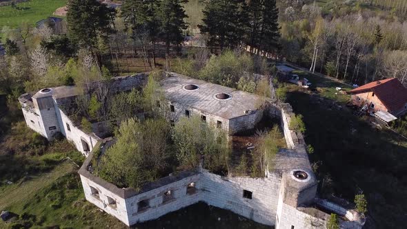 Old Abandoned Military Fort , Stock Footage | VideoHive