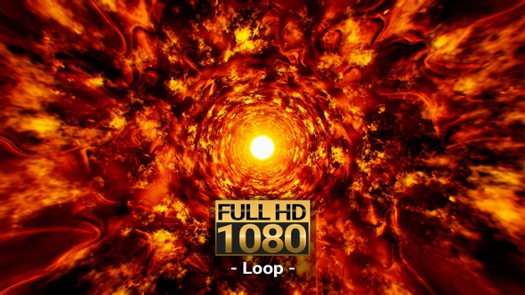 Fire Tunnel Burning Fiercely alt