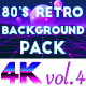 80&#39;s Retro Futuristic Background Pack Vol.4 - VideoHive Item for Sale